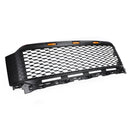 2021–2023 Ford F150 Raptor Style Grille Frontstoßstange Schwarzer Grill MIT/LED<rAMP>Kameraloch mit FORD-Buchstaben-7