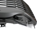 Ford F150 2021 2022 2023 Parrilla estilo Raptor Parachoques delantero Parrilla negra mate en forma de panal con luz LED-9