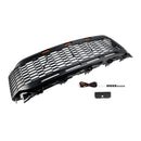 Ford F150 2021 2022 2023 Raptor Style Grill Frontstoßstange Waben mattschwarzer Grill mit LED-Licht-11