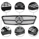 2001-2007 Mercedes-Benz C-Class W203 4 Door Black/Chrome Grill Replacement Front Bumper Grille-8