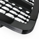 2001-2007 Mercedes-Benz C-Class W203 4 Door Black/Chrome Grill Replacement Front Bumper Grille-11