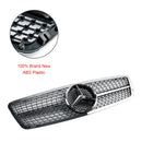 2001-2007 Mercedes-Benz C-Class W203 4 Door Black/Chrome Grill Replacement Front Bumper Grille-17