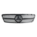 2001-2007 Mercedes-Benz C-Class W203 4 Door Black/Chrome Grill Replacement Front Bumper Grille-19