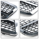 2001-2007 Mercedes-Benz C-Class W203 4 Door Black/Chrome Grill Replacement Front Bumper Grille-28