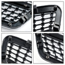 2001-2007 Mercedes-Benz C-Class W203 4 Door Black/Chrome Grill Replacement Front Bumper Grille-29