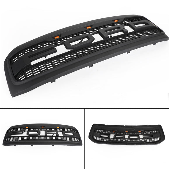1999-2004 Excursion F250 F350 F450 Super Duty Ford Raptor Style Grill Replacement Black Grille