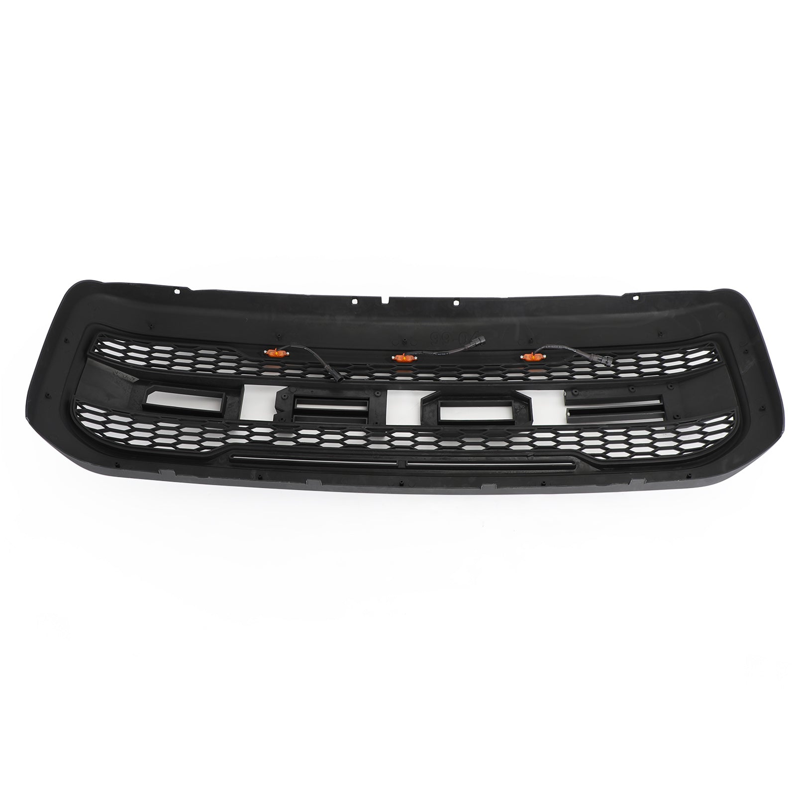 Reemplazo de parrilla estilo Raptor para Ford Excursion F250 F350 F450 F550 1999-2004, parrilla negra Super Duty