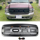 1999-2004 Excursion F250 F350 F450 Super Duty Ford Raptor Style Grill Replacement Black Grille-3