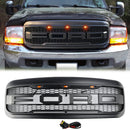 1999-2004 Excursion F250 F350 F450 Super Duty Ford Raptor Style Grill Replacement Black Grille-1
