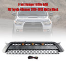 2010-2013 Toyota 4Runner TRD Pro Style Front Bumper Grill Matte Black Grille W/ LED Light-3