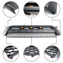 2010-2013 Toyota 4Runner TRD Pro Style Front Bumper Grill Matte Black Grille W/ LED Light-5