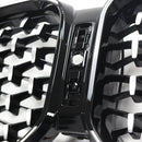BMW X3 G01 / X4 G02 2022-2025 Black Kidney Front Grill Air Intake Radiator Bumper Grille W/ LED Strip Light-15
