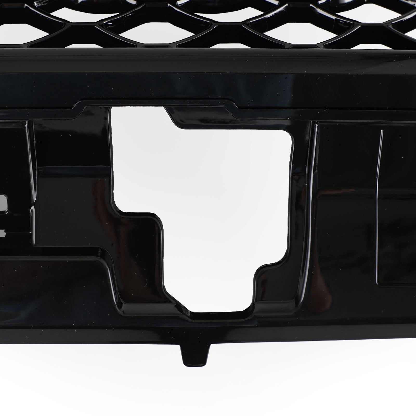 Audi A3 / A3 Sline / S3 2013-2016 Grille avant Radiateur d'admission d'air Grille de pare-chocs en nid d'abeille RS noir brillant avec emblème d'anneaux