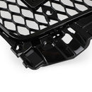 Audi A3 / A3 Sline / S3 2013-2016 Front Grill Air Intake Radiator Glossy Black RS Honeycomb Bumper Grille With Rings Emblem-10
