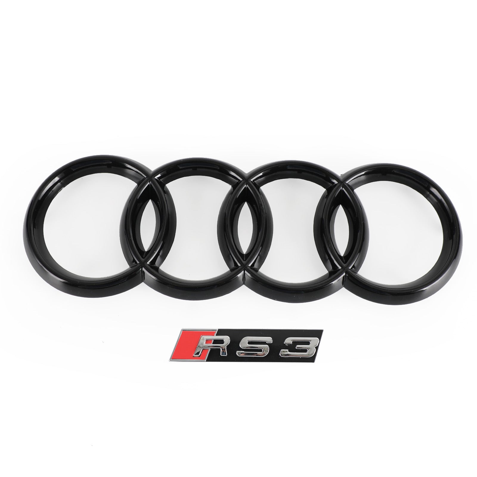 Reemplazo de parrilla delantera estilo RS3 para Audi 2013-2016 A3 S3, parachoques con diseño de panal, rejilla negra