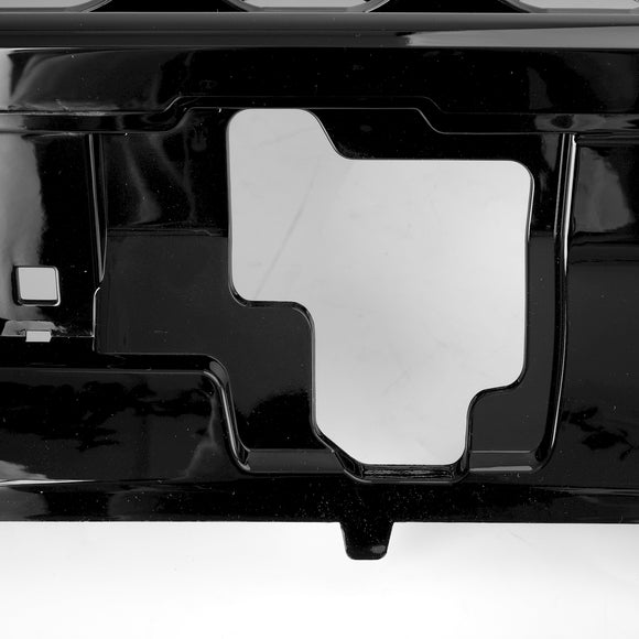 Audi A3/A3 Sline/S3 2013-2016 Parrilla negra de repuesto para parachoques delantero con emblema de anillo