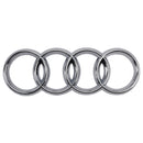 2013-2016 Audi A3/ A3 Sline/ S3 Front Bumper Grille Chrome Black Mesh Slat Grill W/ Ring Emblem-10