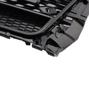 2013-2016 Audi A3/ A3 Sline/ S3 RS Honeycomb Front Grille Air Intake Radiator Bumper Sport Glossy Black Grill-6