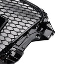 2013-2016 Audi A3/S3 RS3 Style capot avant nid d'abeille pare-chocs grille de remplacement noir avec/trou ACC-7