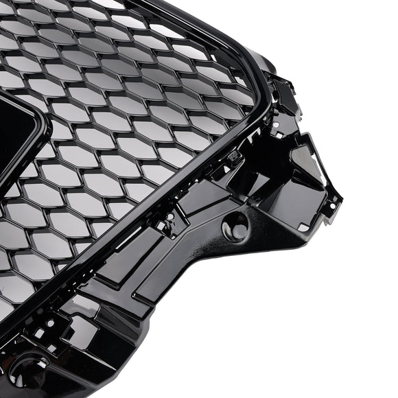 2013-2016 Audi A3/S3 RS3 Style capot avant nid d'abeille pare-chocs grille de remplacement noir avec/trou ACC