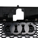 2013-2016 Audi A3/S3 RS3 Style Front Hood Henycomb Bumper Grille Replacement Black Grill W/ ACC Hole-6