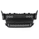 Audi 2008-2012 A5 S5 B8 Grill Replacement RS5 Style Hood Honeycomb Sport Mesh Black Grille-11