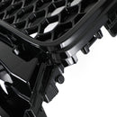 Audi 2008-2012 A5 S5 B8 Grill Replacement RS5 Style Hood Honeycomb Sport Mesh Black Grille-5