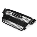 Audi 2008-2012 A5 S5 B8 Grill Replacement RS5 Style Hood Honeycomb Sport Mesh Black Grille-13
