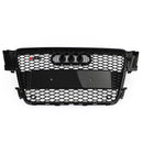 Audi 2008-2012 A5 S5 B8 Grill Replacement RS5 Style Hood Honeycomb Sport Mesh Black Grille-9