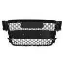 Audi 2008-2012 A5 S5 B8 Grill Replacement RS5 Style Hood Honeycomb Sport Mesh Black Grille-14