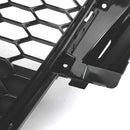 Griglia nera sostitutiva per griglia sportiva a nido d'ape con cappuccio stile Audi A5/S5 B8 RS5 2008-2012-6