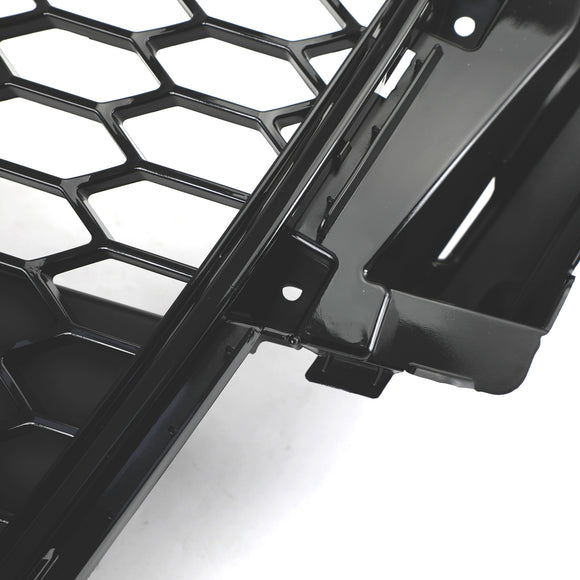Griglia nera sostitutiva per griglia sportiva a nido d'ape con cappuccio stile Audi A5/S5 B8 RS5 2008-2012