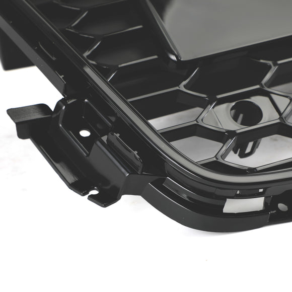 Griglia nera sostitutiva per griglia sportiva a nido d'ape con cappuccio stile Audi A5/S5 B8 RS5 2008-2012