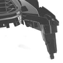 Audi 2008-2012 B8 A5/A5 Sline/S5 calandre RS5 en nid d'abeille maille hexagonale noire brillante avec emblème en anneau-10