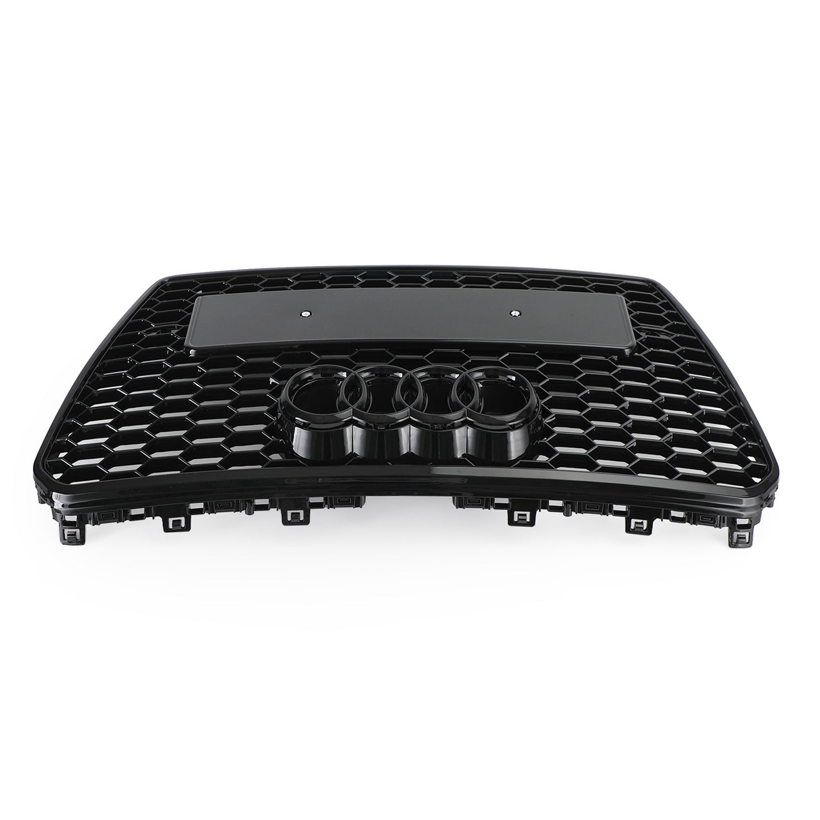 Reemplazo de parrilla delantera para Audi A7 S7 2012-2015, estilo RS7, rejilla deportiva de malla hexagonal en color negro