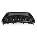 Rejilla estilo panal deportivo para Audi A7/A7 S Line/S7 RS7 2010-2015, rejilla negra brillante-16