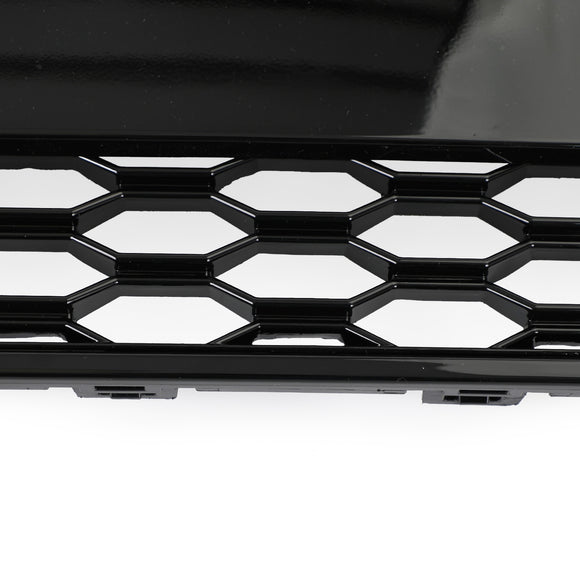 Rejilla estilo panal deportivo para Audi A7/A7 S Line/S7 RS7 2010-2015, rejilla negra brillante