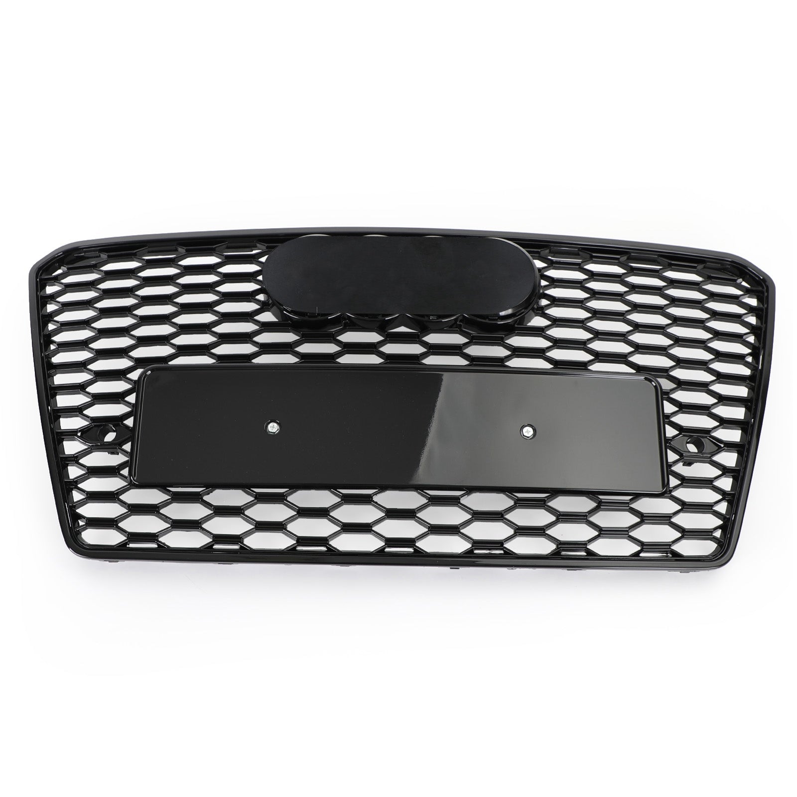 2012-2015 Audi A7 / A7 Sline / S7 RS7 Style Grille Honeycomb Sport Frpnt Bumper Glossy Black Grille