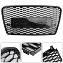 2010-2015 Audi A7/A7 S Line/S7 RS7 Stijl Grille Honingraat Sport Voorbumper Glanzend Zwart Grille-5