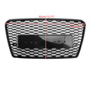 2010-2015 Audi A7/A7 S Line/S7 RS7 Stijl Grille Honingraat Sport Voorbumper Glanzend Zwart Grille-2