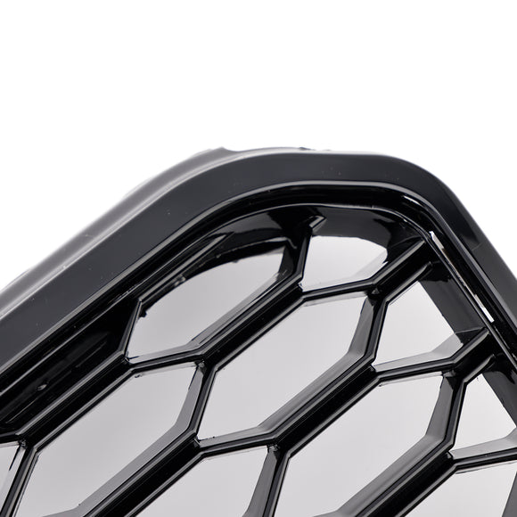 2010-2015 Audi A7/A7 S Line/S7 RS7 Stijl Grille Honingraat Sport Voorbumper Glanzend Zwart Grille