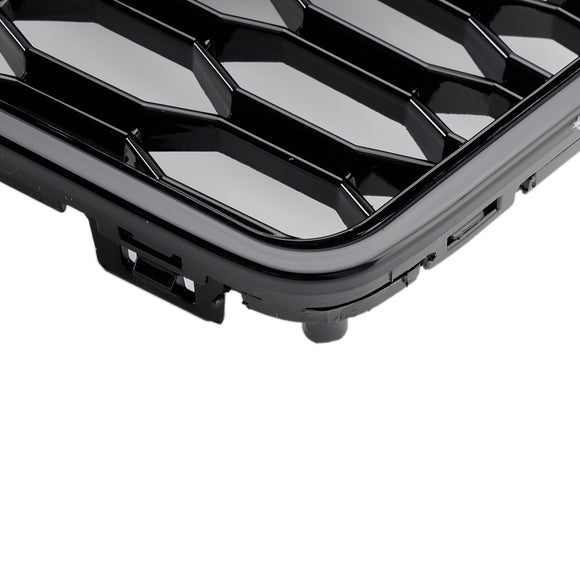 2010-2015 Audi A7/A7 S Line/S7 RS7 Stijl Grille Honingraat Sport Voorbumper Glanzend Zwart Grille