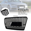 Audi A7/S7 Waben-Frontgrill 2010–2015, oberes Stoßstangennetz, schwarzes Ersatzgitter im RS-Stil-12