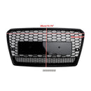 Audi A7 S7 2010-2015 Grill Replacement RS7 Style Honeycomb Sport Mesh Hex Black Grille-14