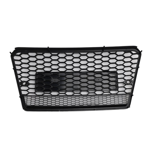 Audi A7/S7 Waben-Frontgrill 2010–2015, oberes Stoßstangennetz, schwarzes Ersatzgitter im RS-Stil