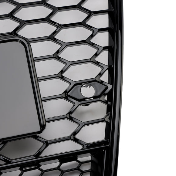 Audi A7/S7 Waben-Frontgrill 2010–2015, oberes Stoßstangennetz, schwarzes Ersatzgitter im RS-Stil