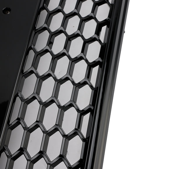 Audi A7/S7 Waben-Frontgrill 2010–2015, oberes Stoßstangennetz, schwarzes Ersatzgitter im RS-Stil