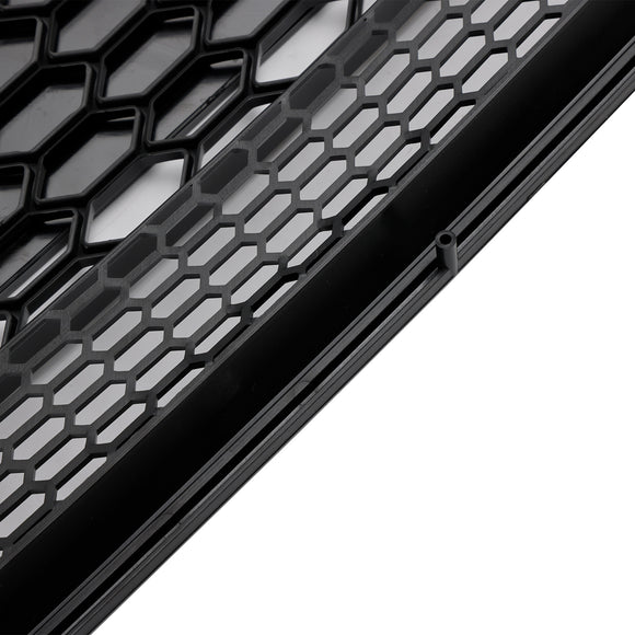 Audi A7/S7 Waben-Frontgrill 2010–2015, oberes Stoßstangennetz, schwarzes Ersatzgitter im RS-Stil
