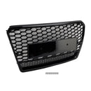Audi A7/S7 Waben-Frontgrill 2010–2015, oberes Stoßstangennetz, schwarzes Ersatzgitter im RS-Stil-20