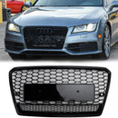 2010-2015 Audi A7/A7 Sline/S7 RS7 Quattro Style Grill pare-chocs avant en nid d'abeille maille Sport calandre noire-4